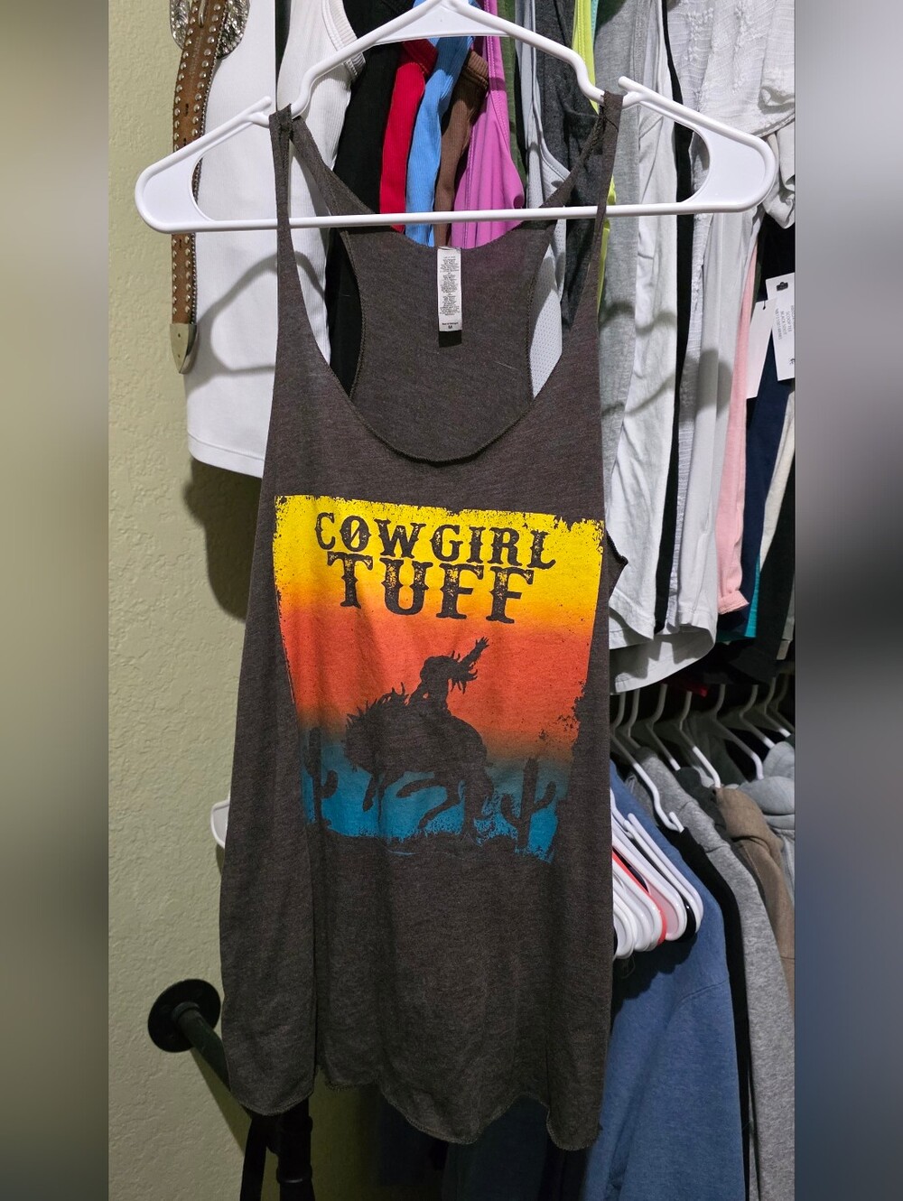 Cowgirl Tuff Tank Size Medium